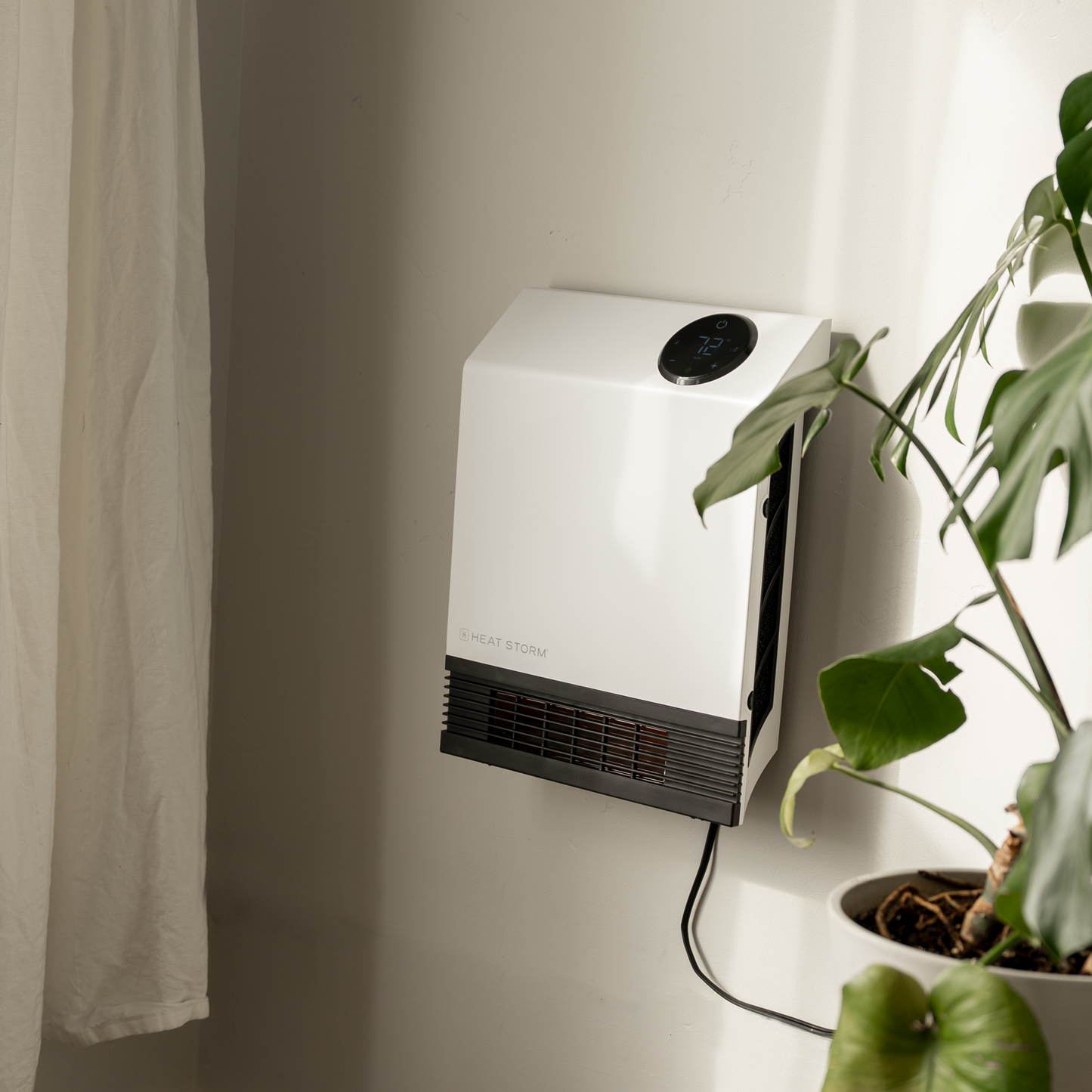 Wall heater with Wi-Fi