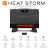 Touch Screen - 1500 Watt ~ Infrared Space Heater ~ Floor or Wall Mounted ~ Gray